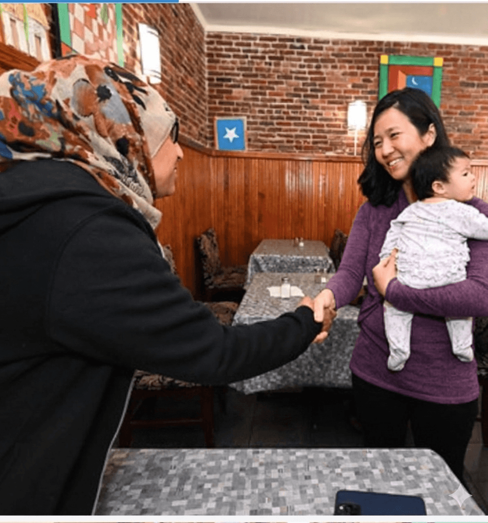 Community members engaging in activities